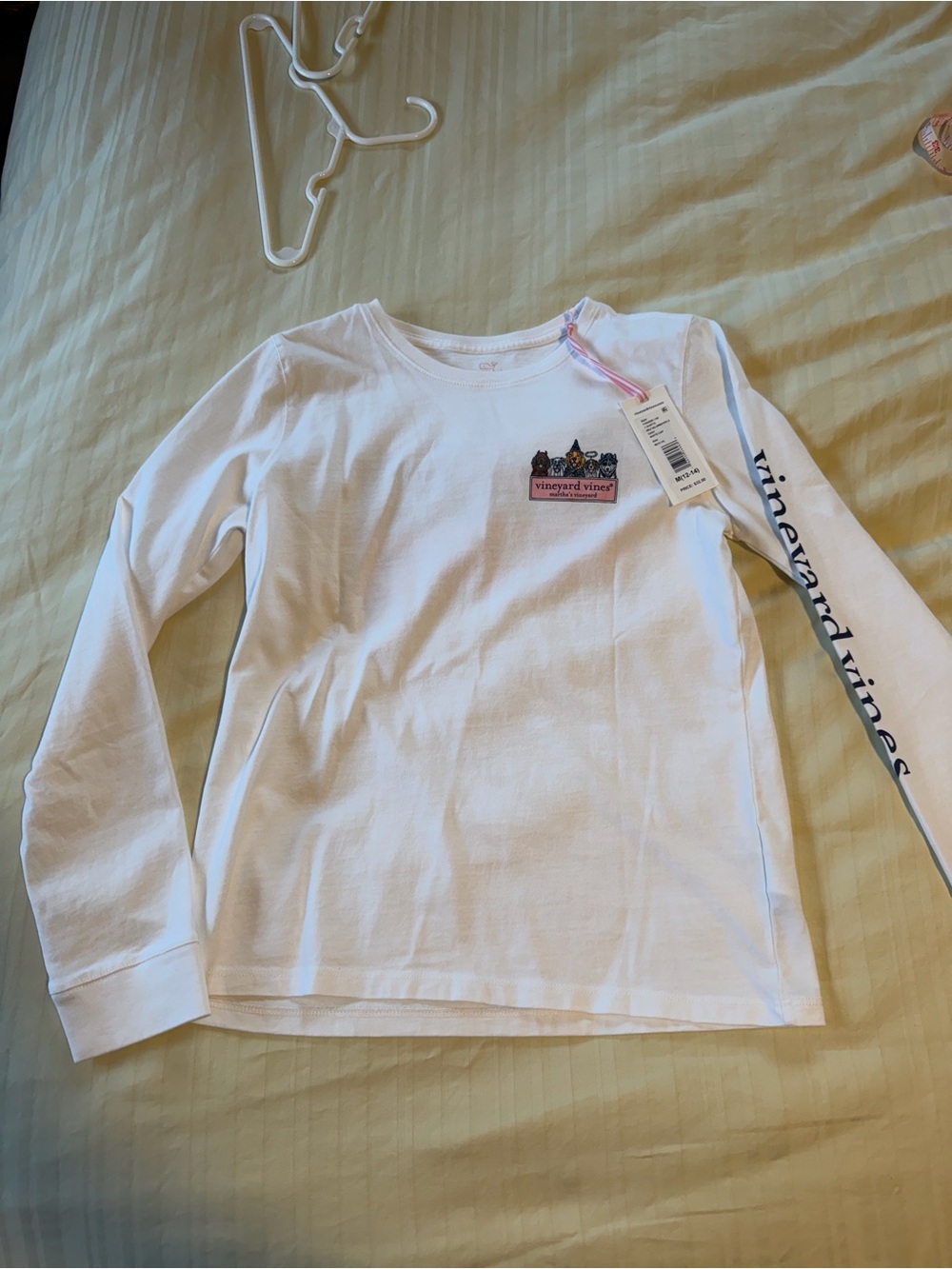 Vineyard Vines Kids Halloween Long Sleeve Tee NWT Size M 12-14